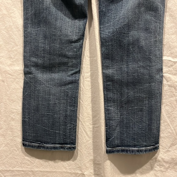 MISS ME Capri size 25 low rise Y2K vibes medium wash embellished EUC - Picture 10 of 10